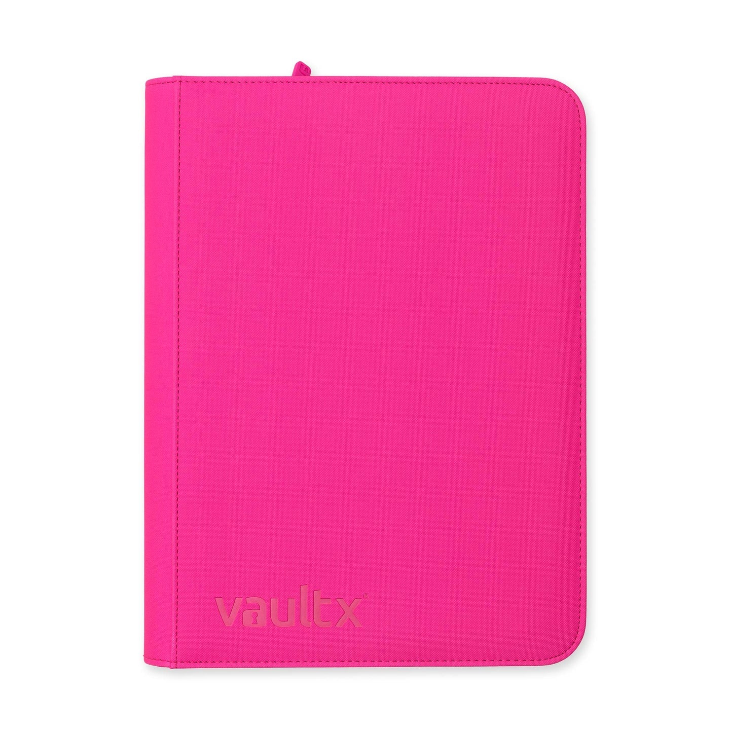 Vaultx - 9-Pocket Exo-Tec® Zip Binder - Special Edition Neon Pink - PokeBox USA