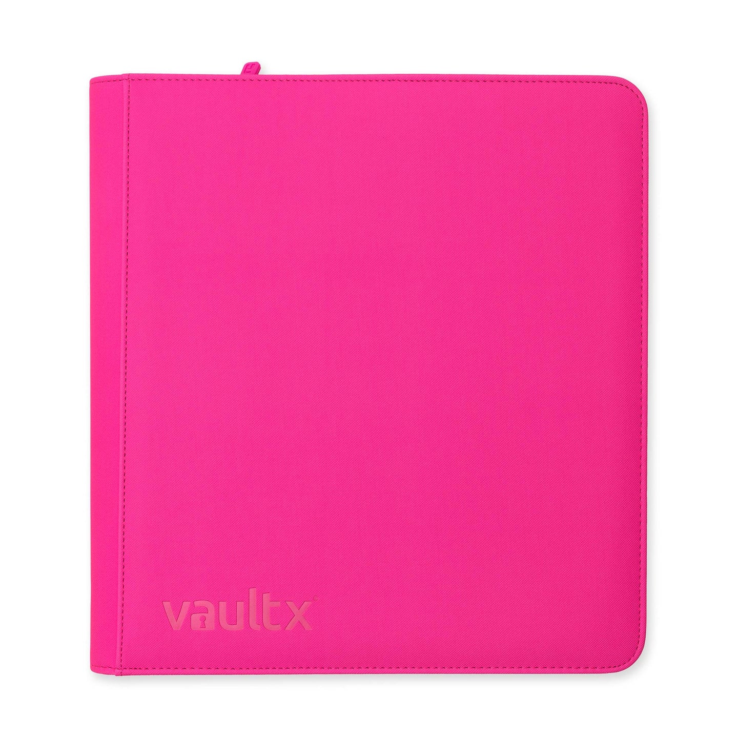 Vaultx - 12-Pocket Exo-Tec® Zip Binder - Special Edition Neon Pink - PokeBox USA