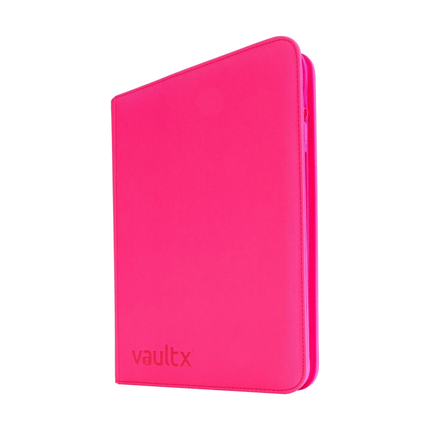 Vaultx - 9-Pocket Exo-Tec® Zip Binder - Special Edition Neon Pink - PokeBox USA