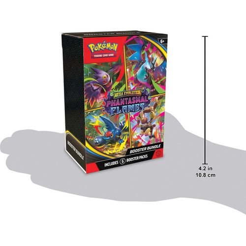Pokemon TCG: Mega Evolution ME02 - Phantasmal Flames Booster Bundle