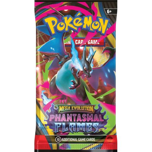 POKÉMON TCG Mega Evolution: Phantasmal Flames ME02 Booster Pack - PokeBox USA