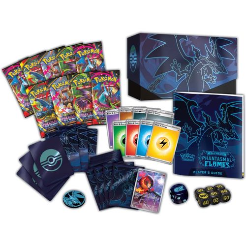 Pokemon TCG: Mega Evolution ME02 - Phantasmal Flames Elite Trainer Box (ETB) - PokeBox USA