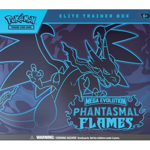 Pokemon TCG: Mega Evolution ME02 - Phantasmal Flames Elite Trainer Box (ETB) - PokeBox USA