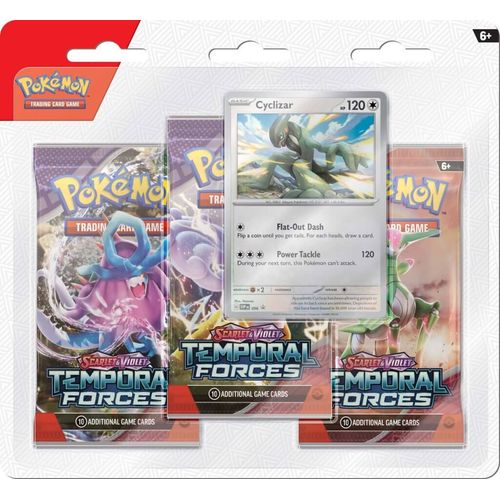 POKÉMON TCG Scarlet & Violet 5: Temporal Forces Three Booster Blister