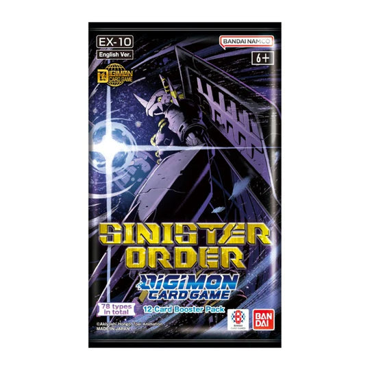 DIGIMON CARD GAME: Sinister Order [EX10] Booster Pack - PokeBox USA