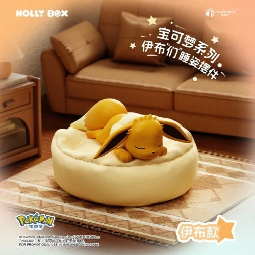 TOPTOY: Eevee Sleeping Position Series Blind Box Figure - PokeBox USA