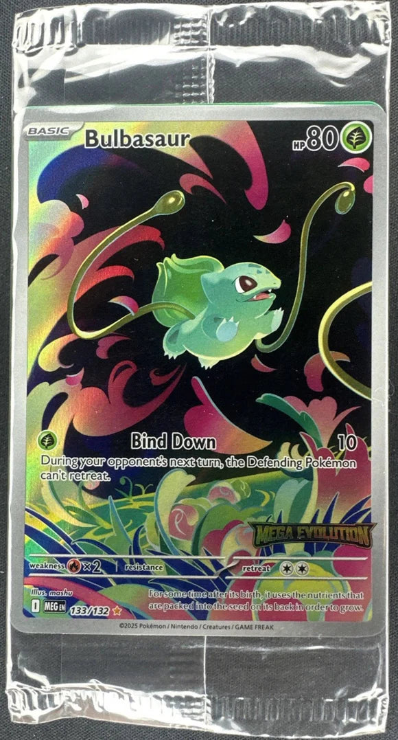 Pokemon TCG: Mega Evolutions Bulbasaur MEG 133 ETB Promo Sealed
