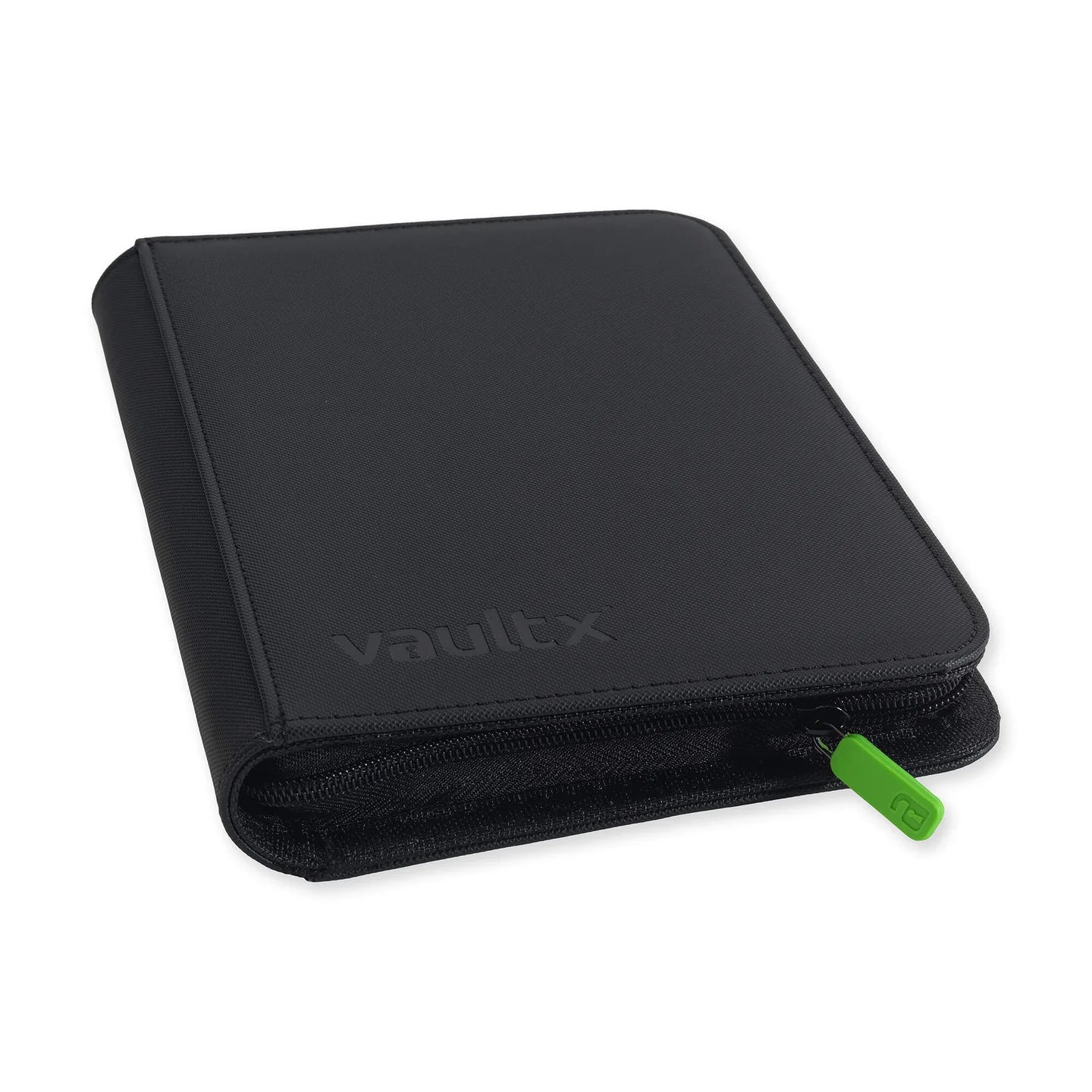Vaultx - 4-Pocket Exo-Tec® Zip Binder - Signature Black - PokeBox USA