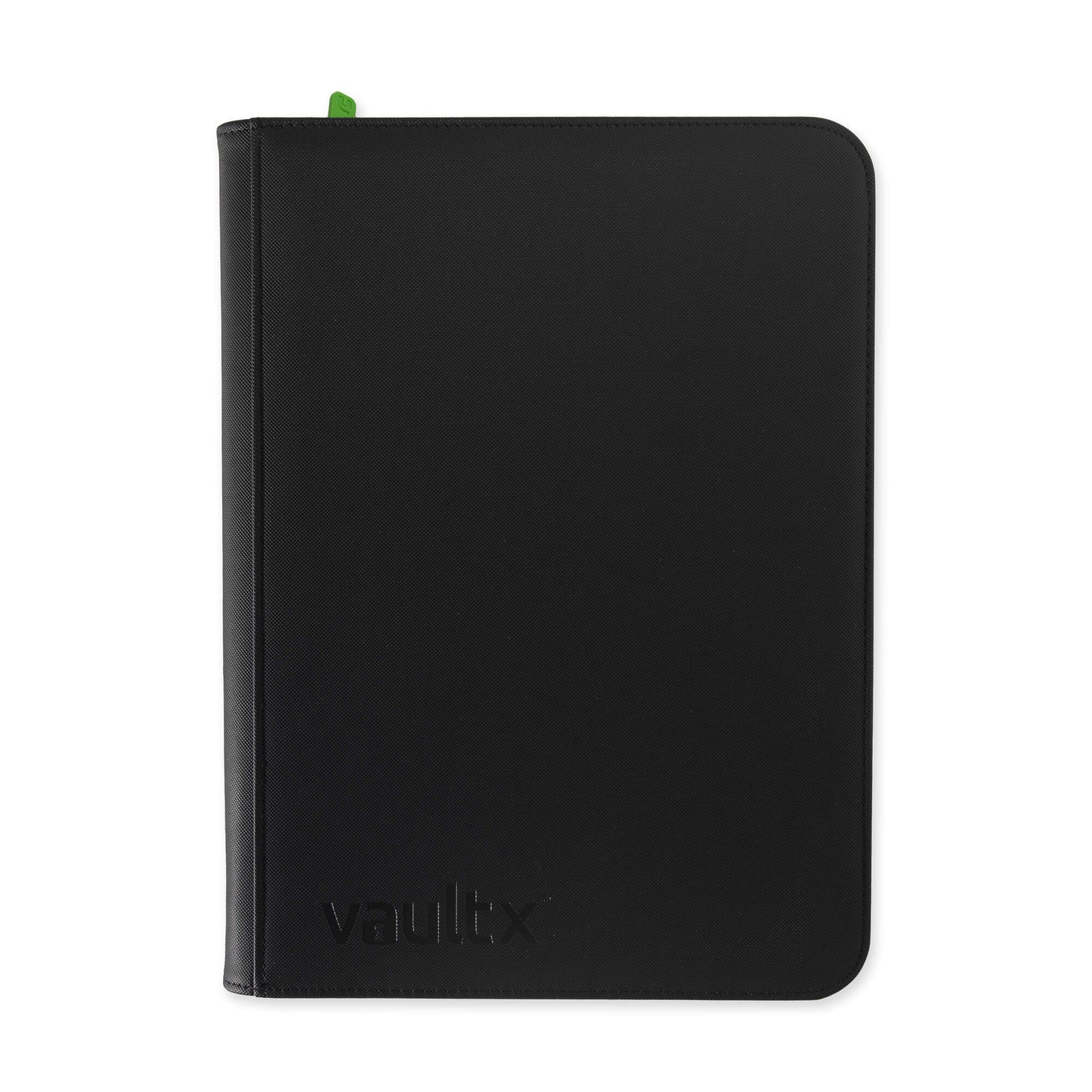 Vaultx - 9-Pocket Exo-Tec® Zip Binder - Signature Black