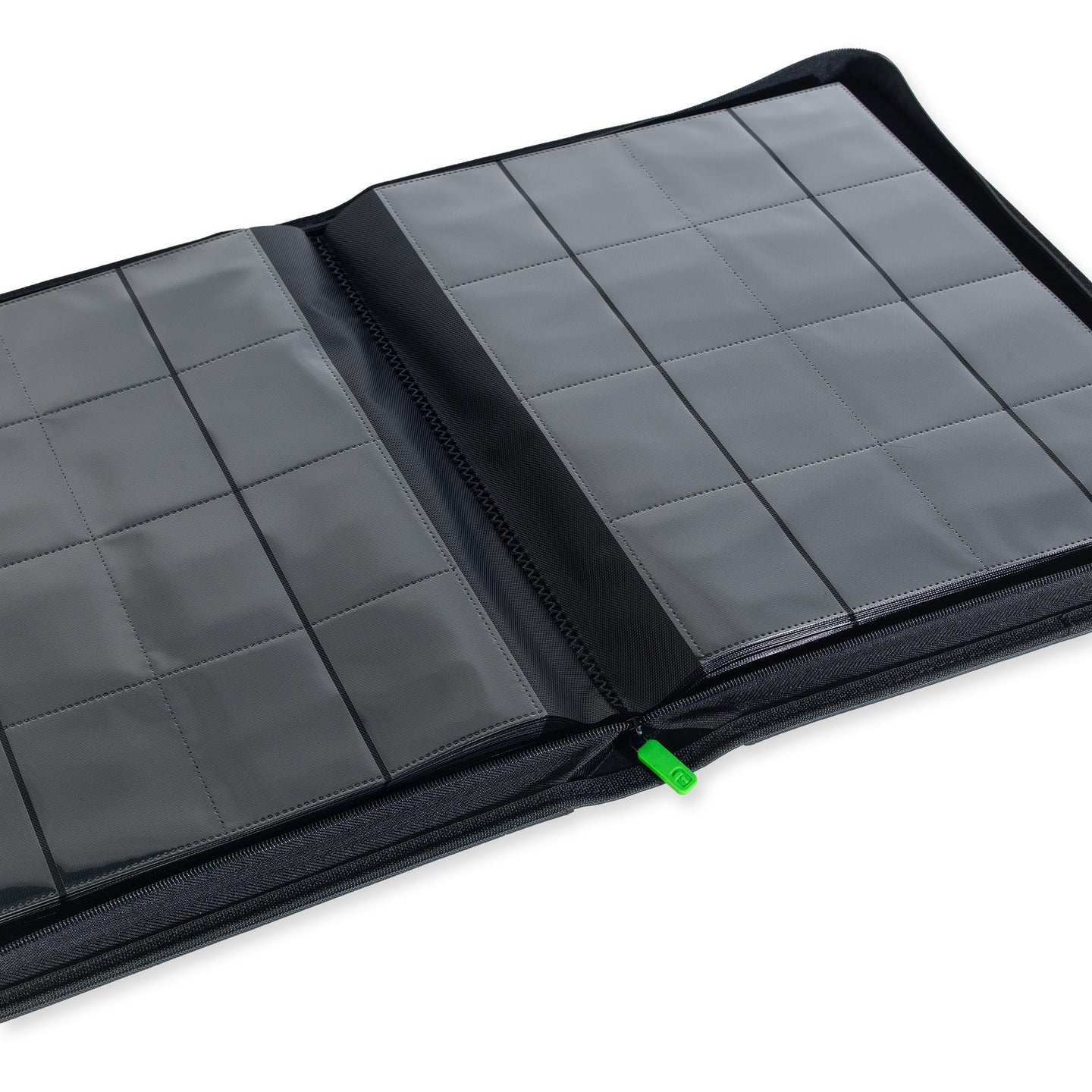Vaultx - 16-Pocket Exo-Tec® Zip Binder XXL - Signature Black