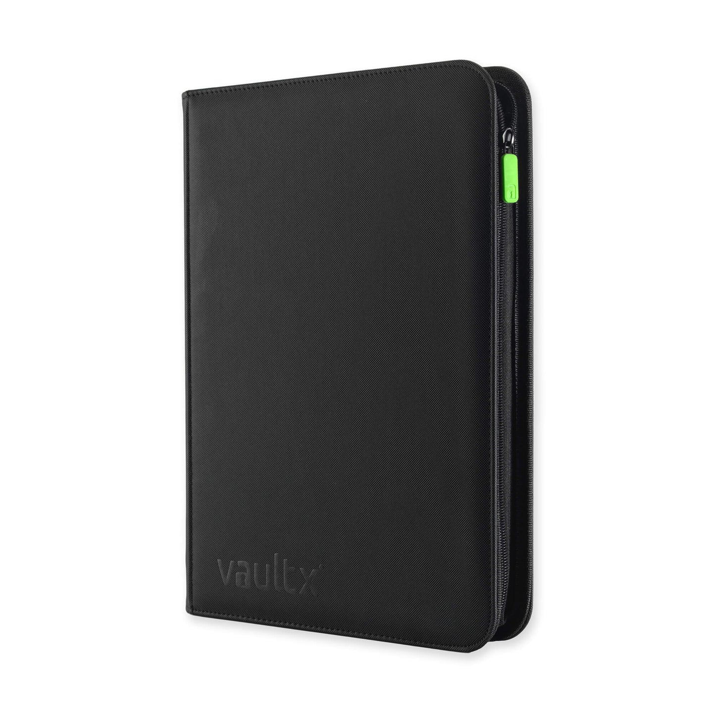 Vaultx - 9-Pocket Exo-Tec® Zip Binder - Signature Black