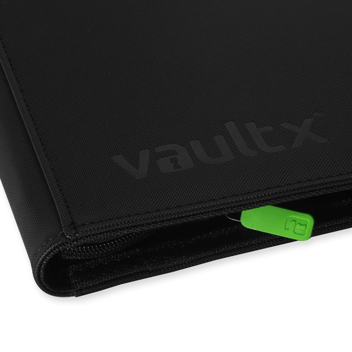 Vaultx - 9-Pocket Exo-Tec® Zip Binder - Signature Black