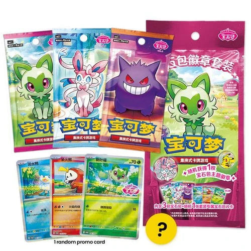 Pokemon TCG: Gem Pack with Badge Sealed Display [12x Packs]