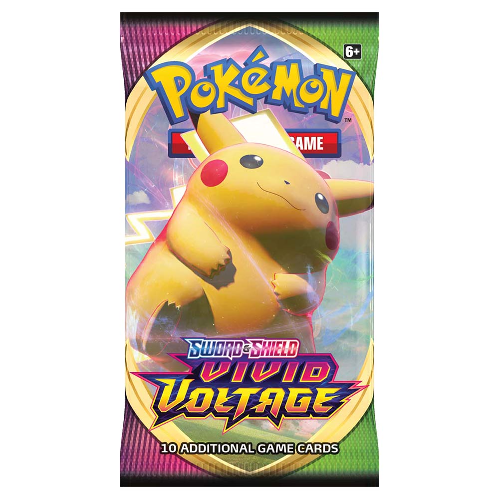 Pokemon TCG Sword & Shield Vivid Voltage Booster Pack - PokéBox Australia