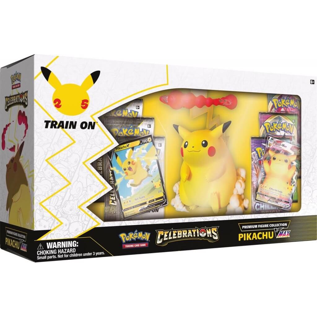 PRE-ORDER - POKÉMON TCG Celebrations - Pikachu Vmax Premium Figure Collection - PokéBox Australia