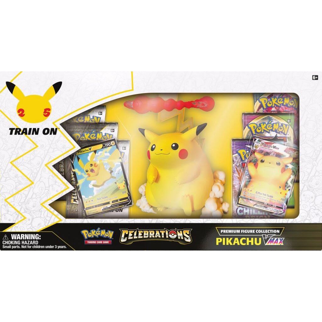 PRE-ORDER - POKÉMON TCG Celebrations - Pikachu Vmax Premium Figure Collection - PokéBox Australia
