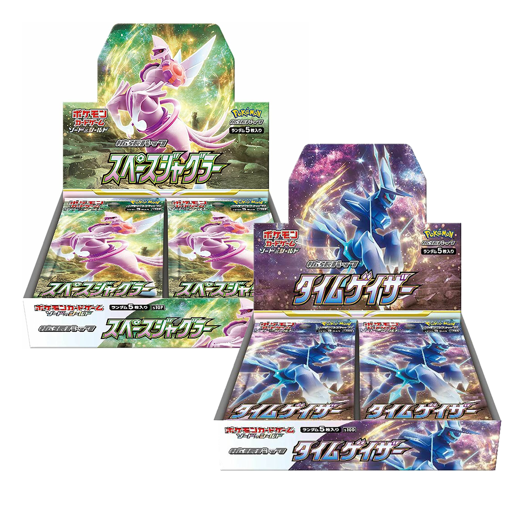 Time Gazer S10D & Space Juggler S10P Booster Box Bundle- Japanese Pokemon TCG - PokéBox Australia