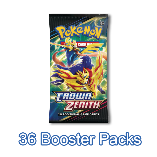 crown zenith 36 pack booster box POKÉMON TCG Packaging:Case one non YuGiOh Creature Swap SD1 fat