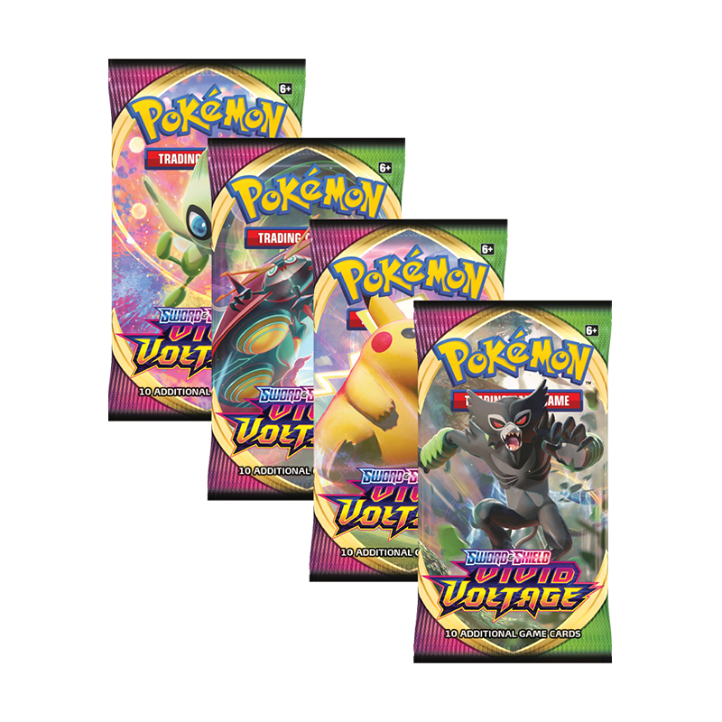 Pokemon TCG Sword & Shield Vivid Voltage Booster Pack - PokéBox Australia