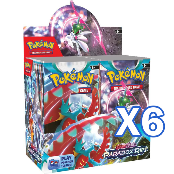 pokemon xy booster box amazon POKÉMON TCG Scarlet & Violet 4: Paradox Rift X6 Booster Box (SEALED CA