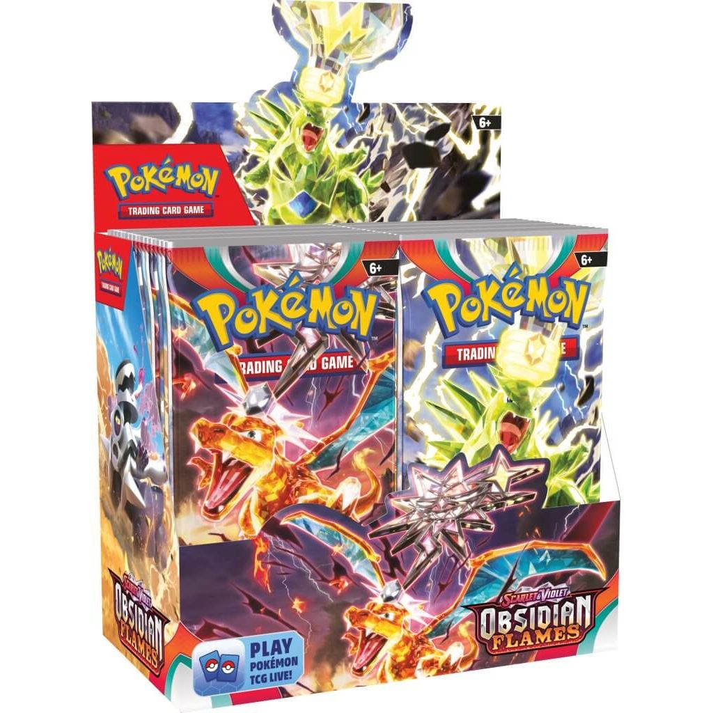 POKÉMON TCG Scarlet & Violet 3: Obsidian Flames Booster Box x6 (SEALED CASE) - PokéBox Australia