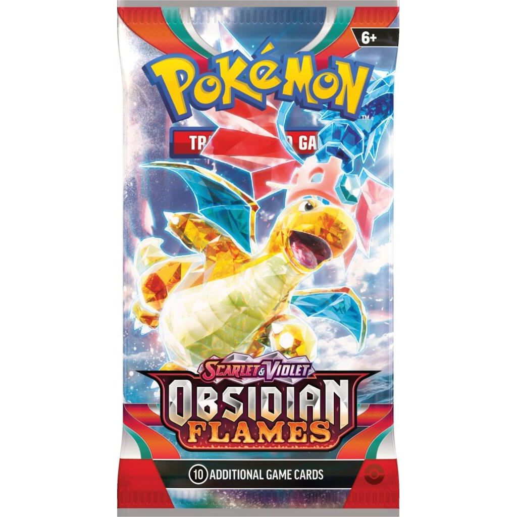 pokemon obsidian flames booster box case POKMON TCG Scarlet & Violet 3: Obsidian Flames Booster Box x6 (SEALED CASE)