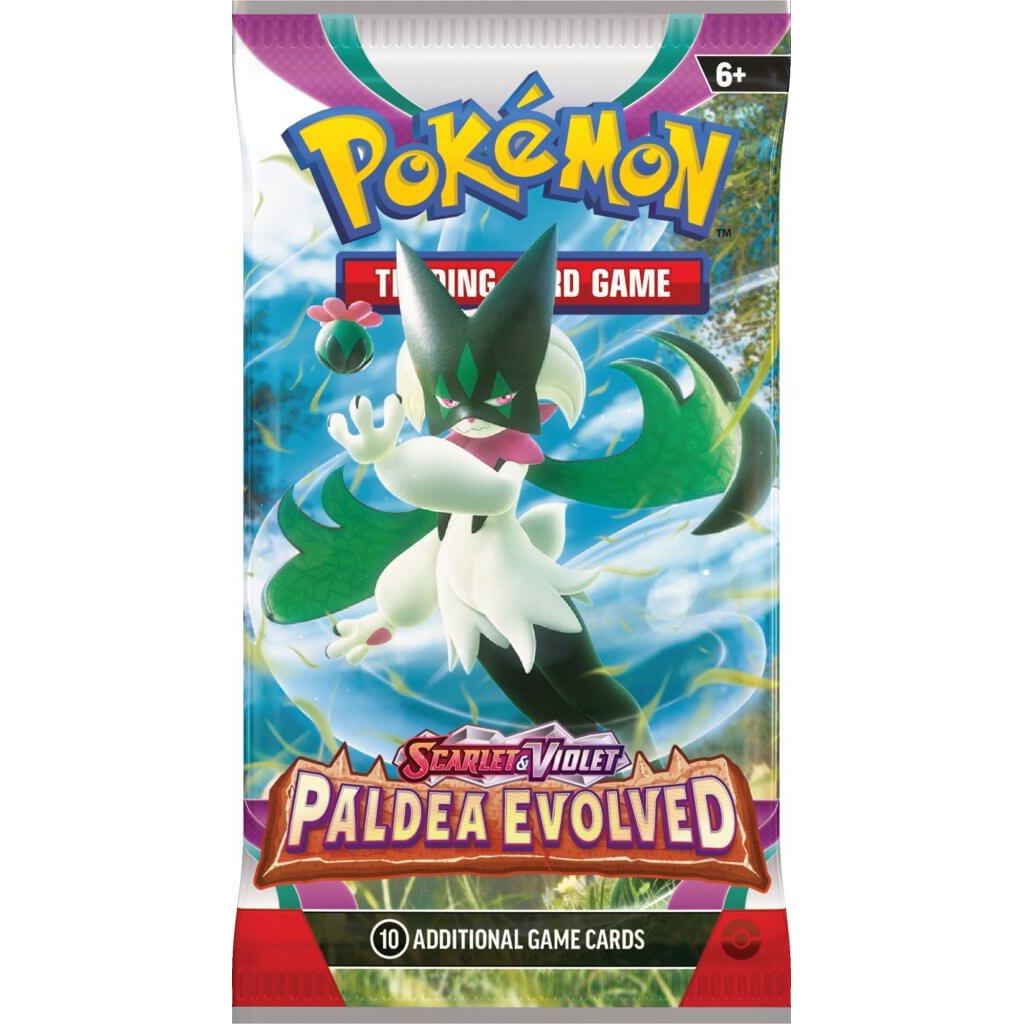 POKMON TCG Scarlet & Violet 2: Paldea Evolved Sealed Case 6x Booster POKMON TCG Scarlet & Violet 2: Paldea Evolved Sealed Case 6x Booster