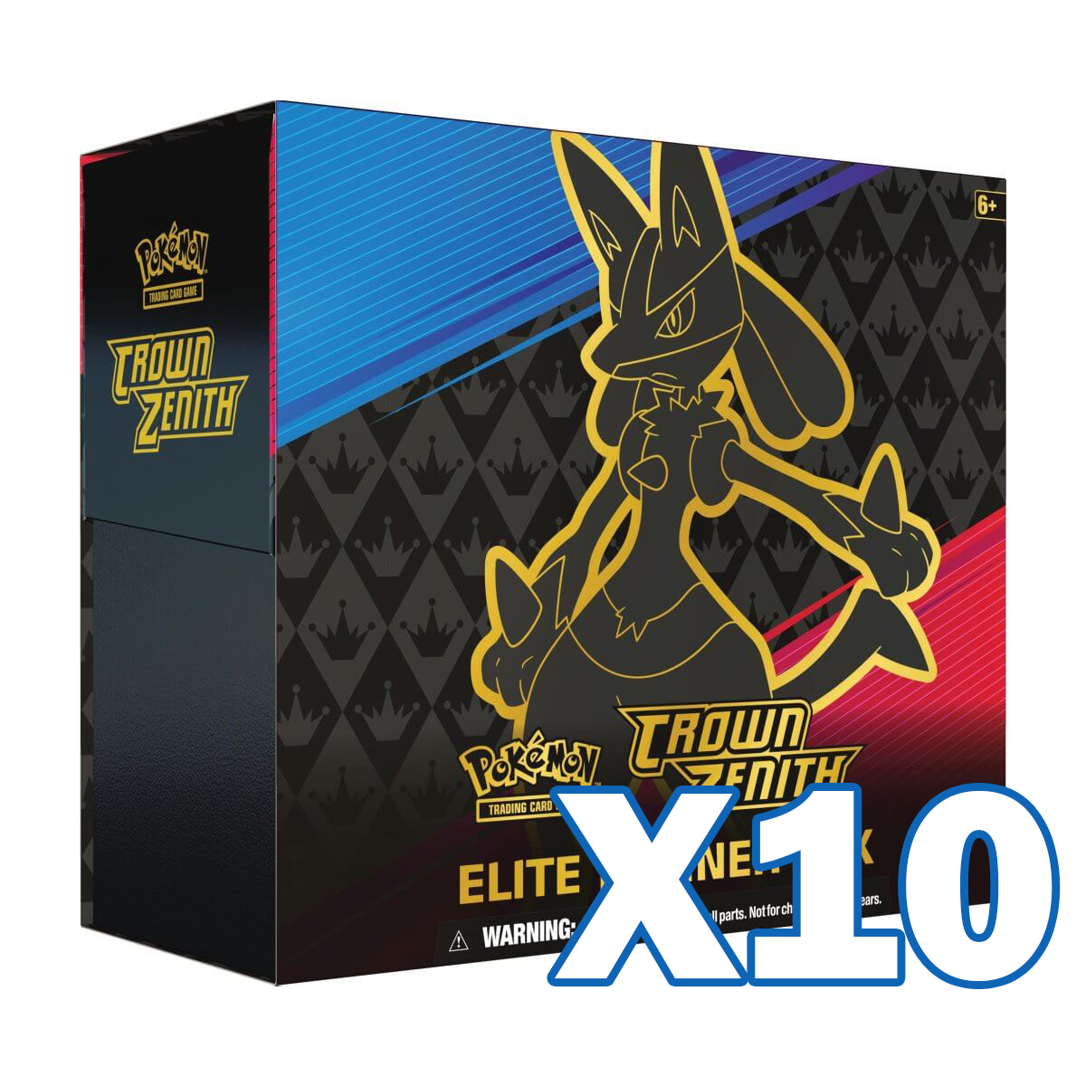 POKÉMON TCG Crown Zenith - Elite Trainer Box (ETB) x10 Sealed Case - PokéBox Australia