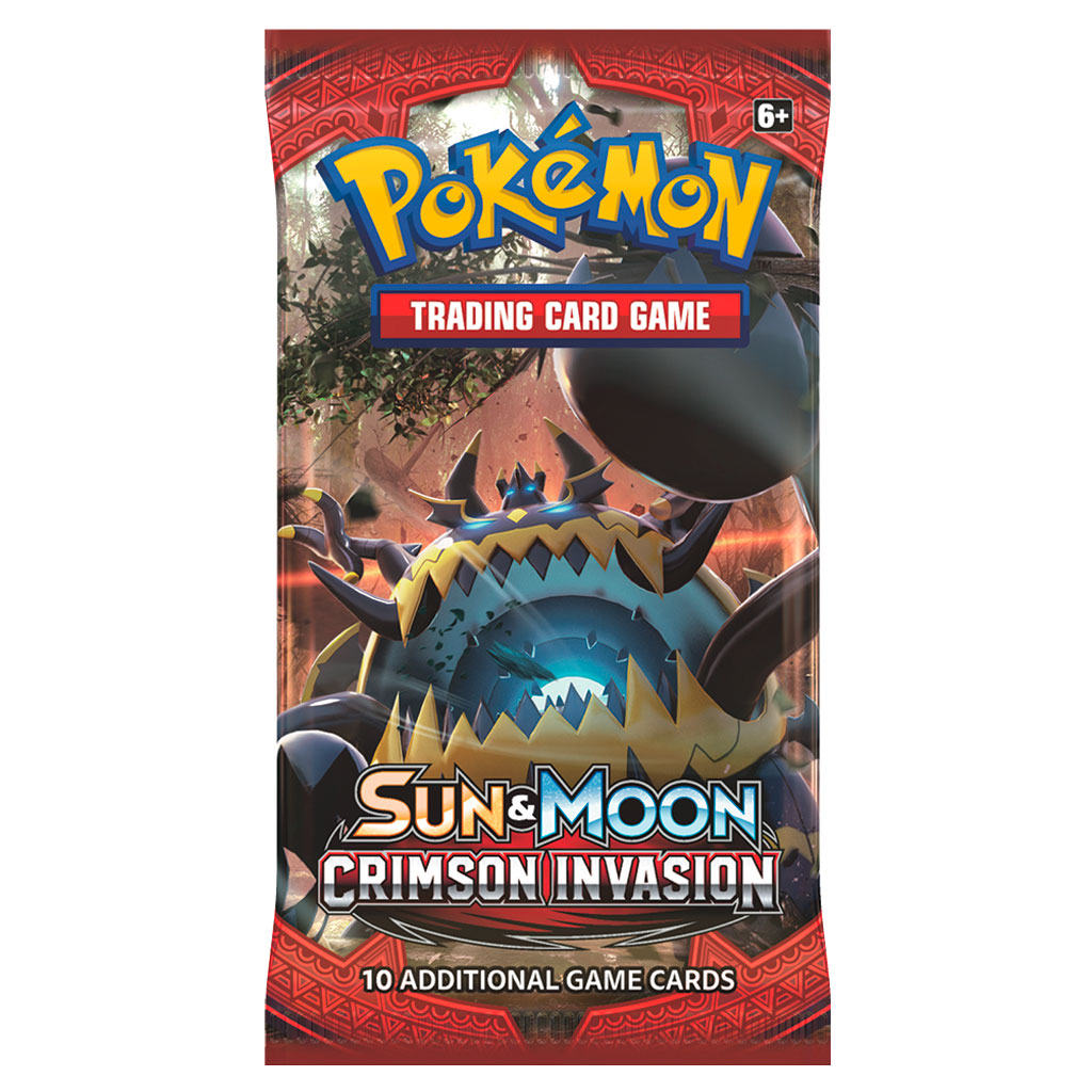 Pokemon TCG Sun & Moon Crimson Invasion Booster Pack - PokéBox Australia