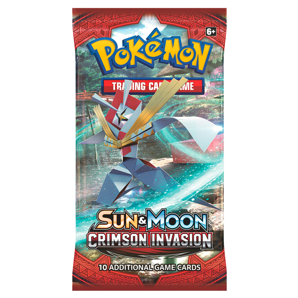 Pokemon TCG Sun & Moon Crimson Invasion Booster Pack - PokéBox Australia