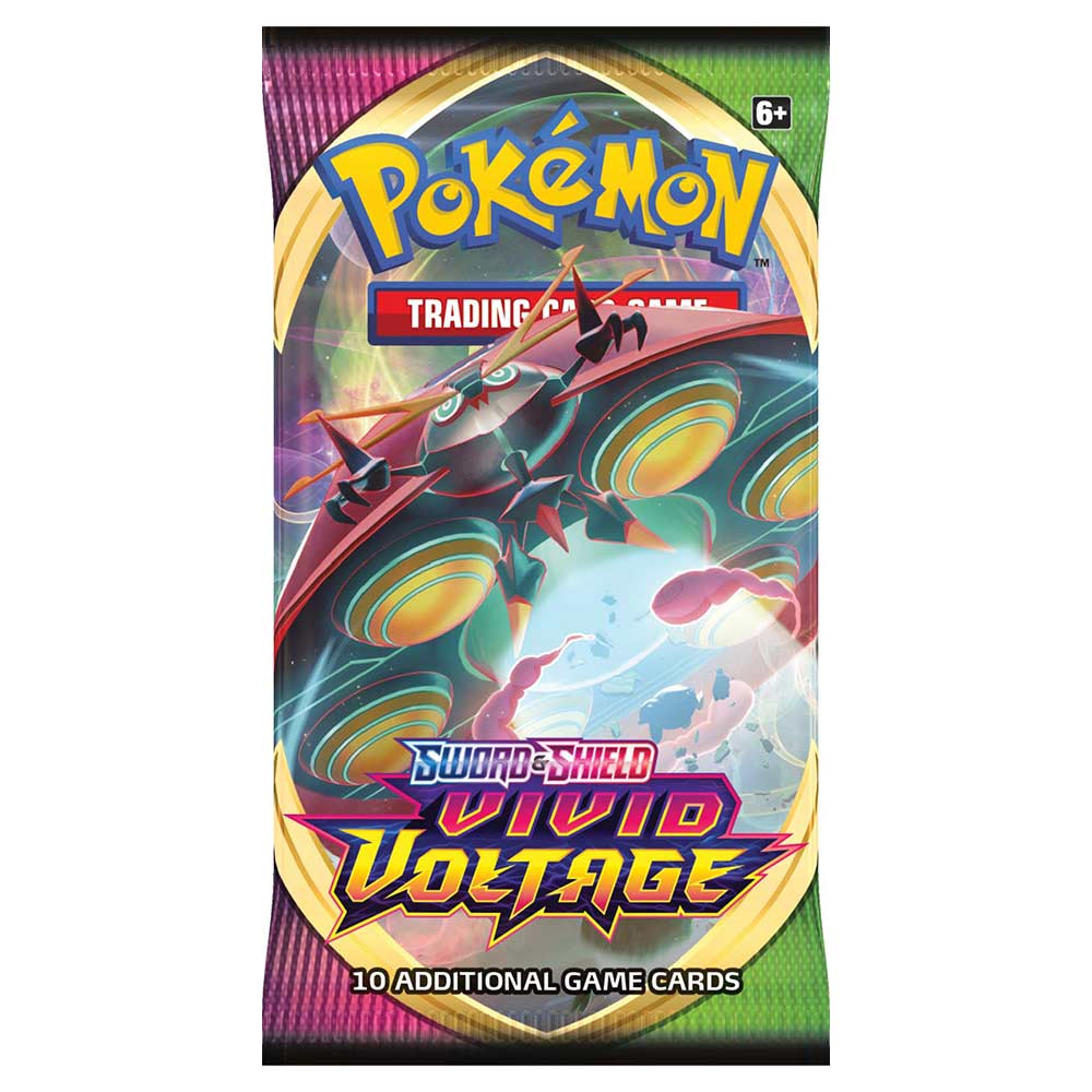 Pokemon TCG Sword & Shield Vivid Voltage Booster Pack - PokéBox Australia